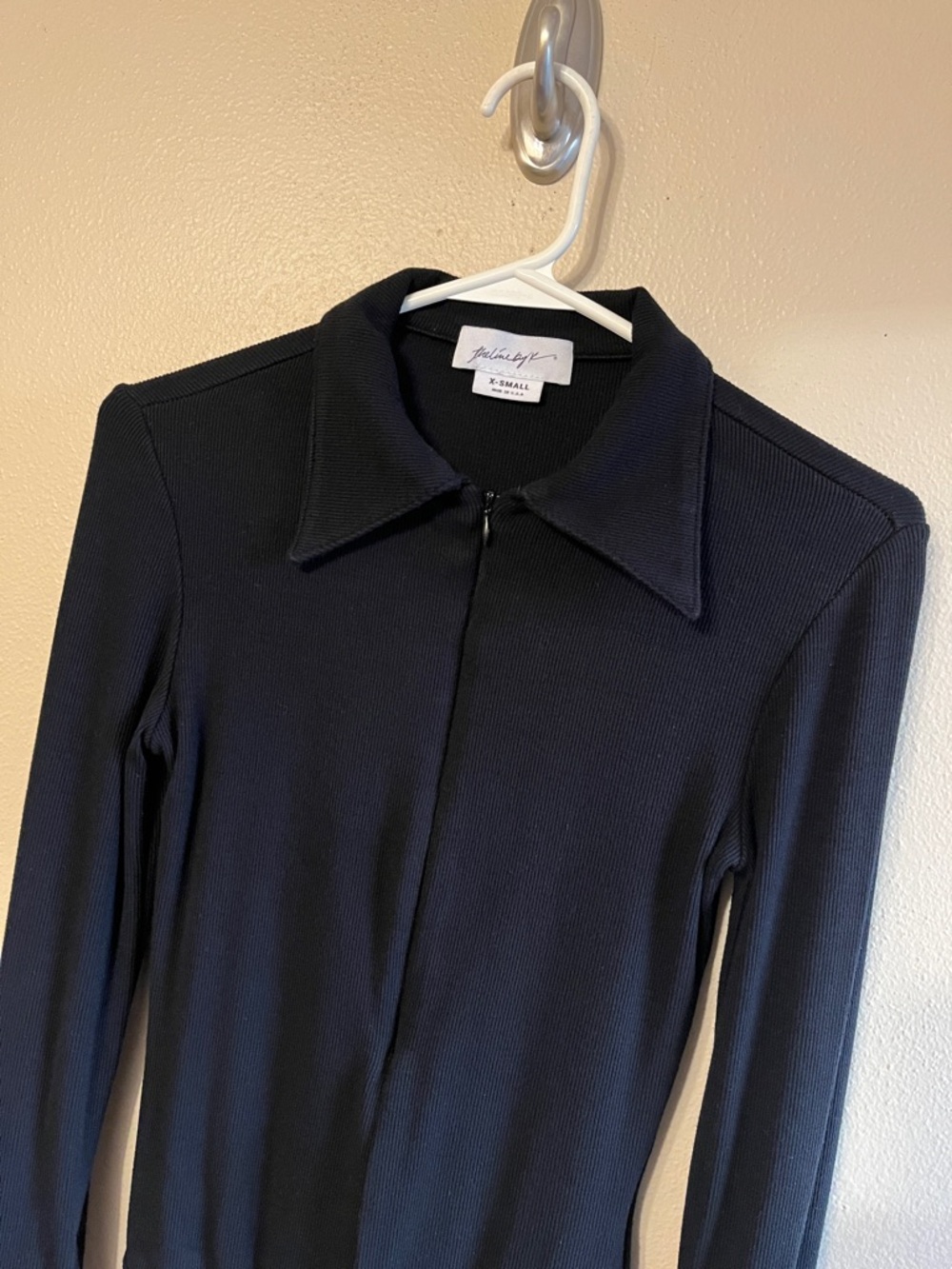 The Line by K Kili Black Collared Bodysuit - Picture 7 of 11